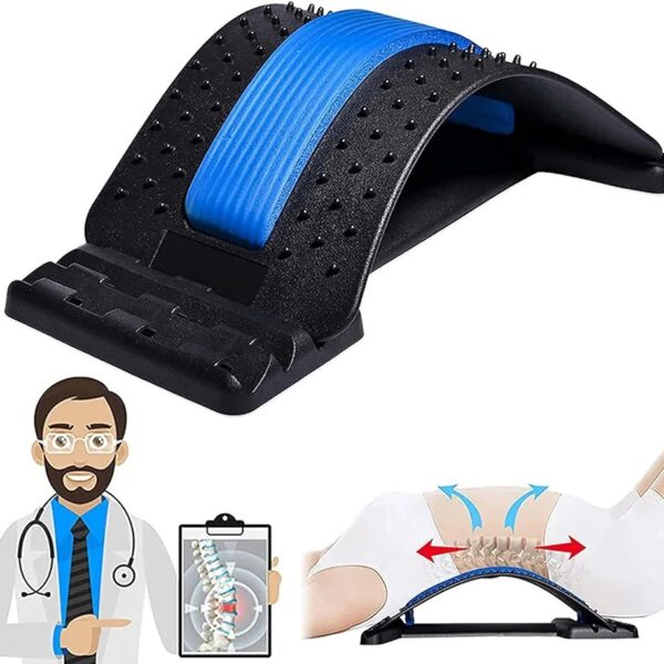 Multi-Level Lumbar Massager: Back Pain Relief & Relaxation